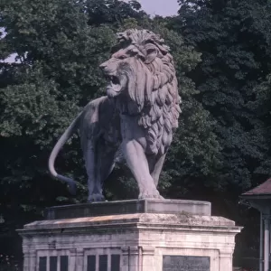 The Maiwand Lion - Forbury Gardens, Reading, Berkshire