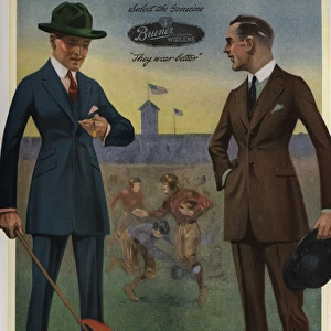 Mens single-breasted suits from the 1920s