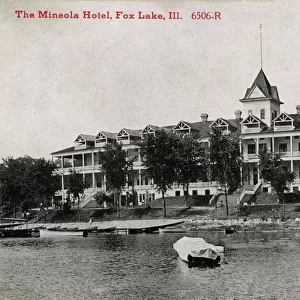 Mineola Hotel, Fox Lake, Illinois, USA