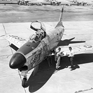 North American YF-86K Sabre 52-3630