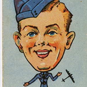 Old Maid card - Airman
