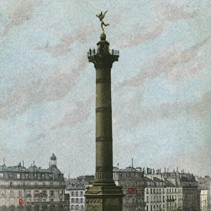 Paris, France - La Colonne de Juillet, Place de la Bastille