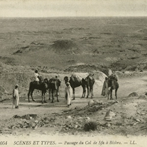 Passage of Col de Sfa in Biskra, Algeria