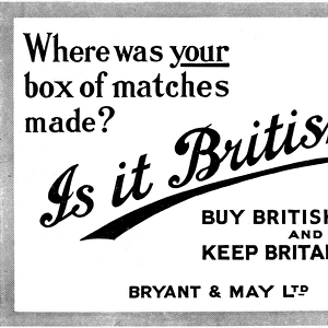 Patriotism / Matchbox 1928