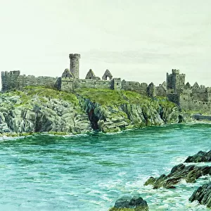 Peel Castle, St Patrick's Island, Peel, Isle of Man
