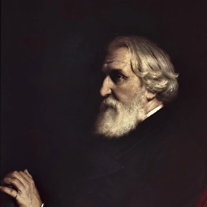 Perov, Vasily (1833-1882). Portrait of Ivan Sergeyevich