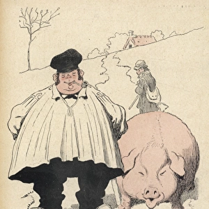 Pig and Farmer 1902