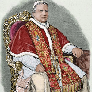 Pius IX (1792-1878). Italian pope