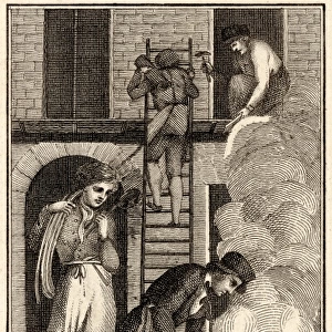 Plumber at Work, 1820S