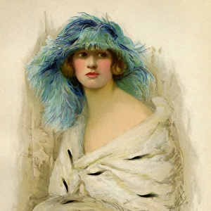 Portrait of a woman showing 1920s fashion