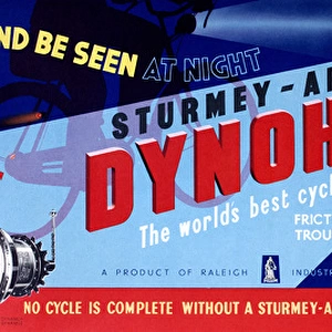 Poster, Dynohub cycle light