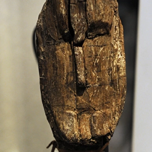 Prehistory. The wooden idol from Pohjankuru. Finland, ca. 30