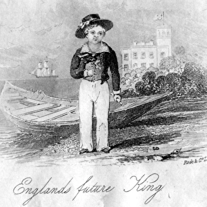 Prince Edward as a boy in a sailor suit