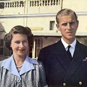 Princess Elizabeth & Duke of Edinburgh in Malta