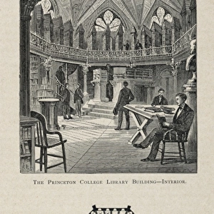 The Princeton College Library Building - interior / FSB. P