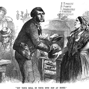 Pub landlady stops snack, 1858