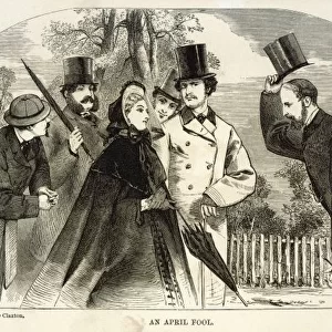 Raising his Hat, 1864