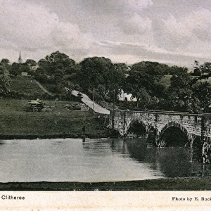 The River Ribble, Brungerley Bridge, Lancashire