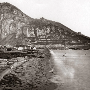 Rock of Gibraltar, circa 1880s