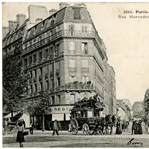 Rue Marcadet, Avenue de St Ouen, Paris, France