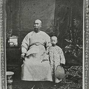 Russo-Japanese War - Mandarin with child