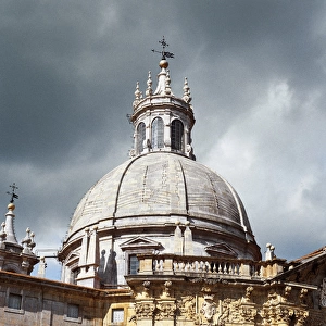 Sanctuary of Loyola. Churrigueresque Baroque. Dome. Exterior