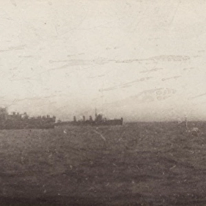 Scene during the Battle of Dogger Bank, WW1