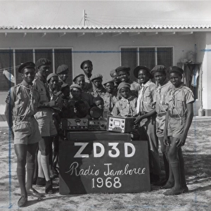 Scouts in Bathurst, Gambia, West Africa