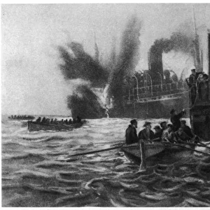 Sinking of Brit Steamer