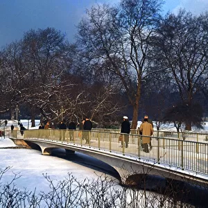 Snow, Regents Park, London