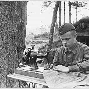 Soviet Tailor Sewing