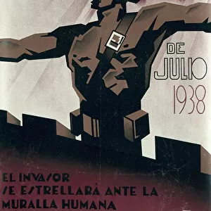 Spanish Civil War. 19 de julio 1938. El invasor