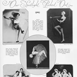 Spotlight on five dancers and dance teams, 1928