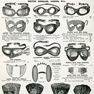 Trade catalogue of goggles and hoods 1911