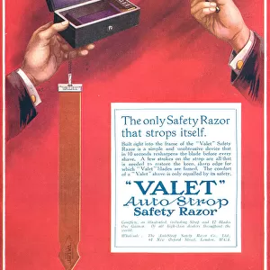 Valet Auto Strop Razor Advertisement