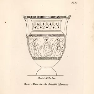 Vase with depiction of a festival to Bacchus