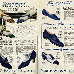 W Barratt & Co Ltd shoe catalogue, shoes and slippers