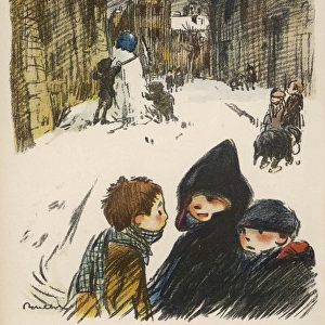 Winter Snowman 1911
