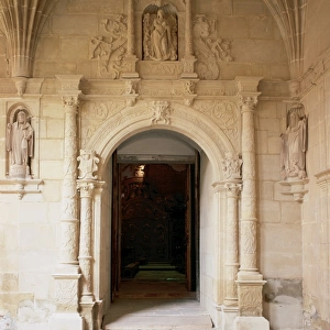 Yuso Monastery. San Millan de la Cogolla. Entrance to the ch