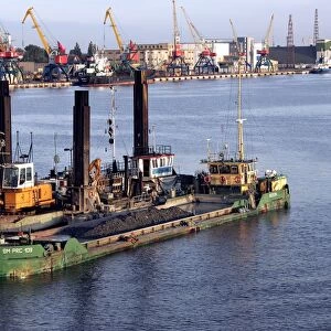 Dredger - port of Claipeda, Lithuania