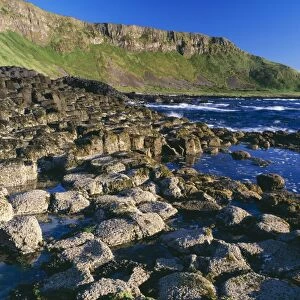 Ireland The Giant's Causeway, Basalt Columns. World Heritage site. Antrim, N. Ireland