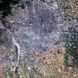 Beijing, China, satellite image