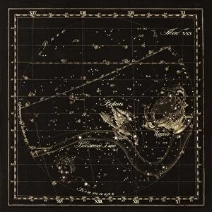Corvus constellations, 1829 C016 / 4411