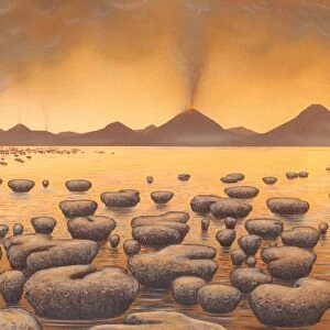 Early stromatolites, artwork