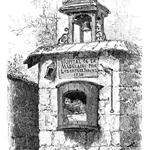 Foundling tower, 19th century