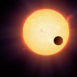 Kepler-10b exoplanet, artwork