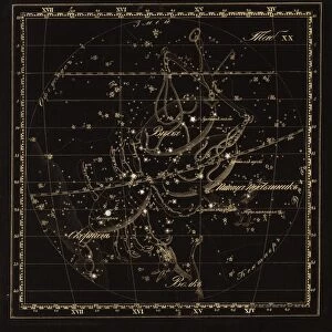 Libra constellations, 1829 C016 / 4406