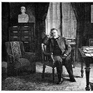 Pasteur in his study, 19th century