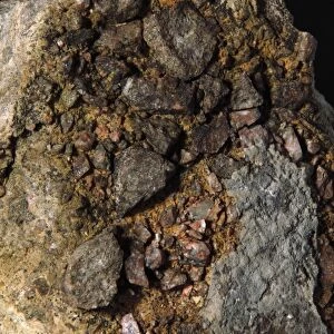 Rock from meteorite impact crater