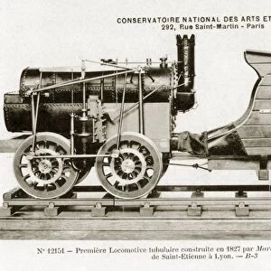 Seguin locomotive, France, 1827